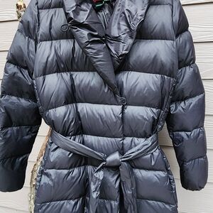 Ralph Lauren Charcoal Puffer Coat